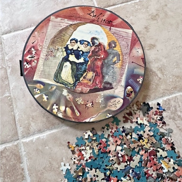 Vtg  '65 Springbok Double Image Art Apparition Voltaire Salvador Dali Puzzle - Picture 2 of 14